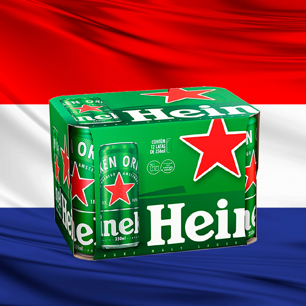 Heineken Cerveja Pilsen - Pack de 12 latas de 350ml - Oferta
