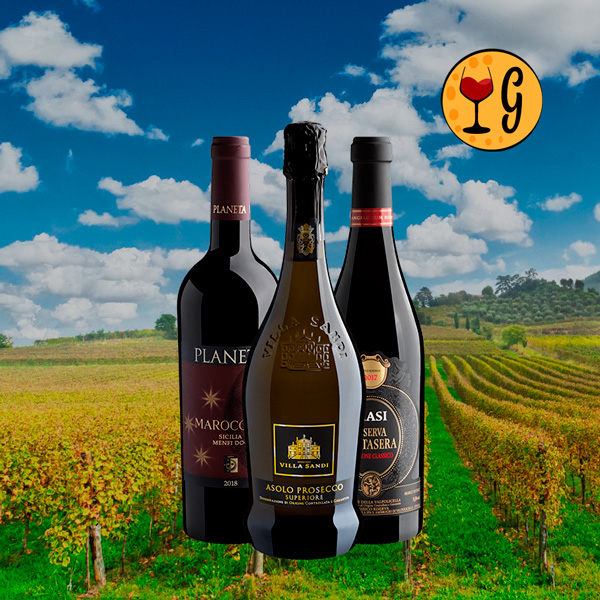 Kit Trio Italianos Para Celebrar: A Experiência Definitiva dos Vinhos Italianos - Oferta