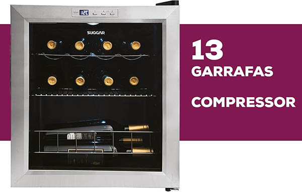 Adega Climatizada Suggar Lyon 13 Garrafas 110V 2