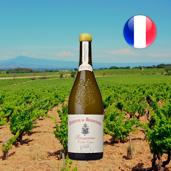 Châteauneuf-du-pape Château de Beaucastel Roussanne Vieilles Vignes Blanc 2020 - Oferta