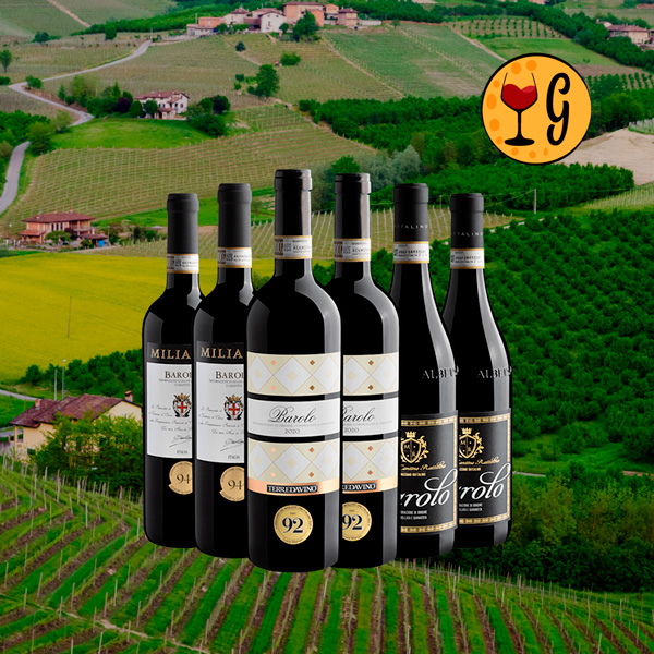 Kit Barolo Trilogia 2020 – O Piemonte em 6 Garrafas Exclusivas - Oferta