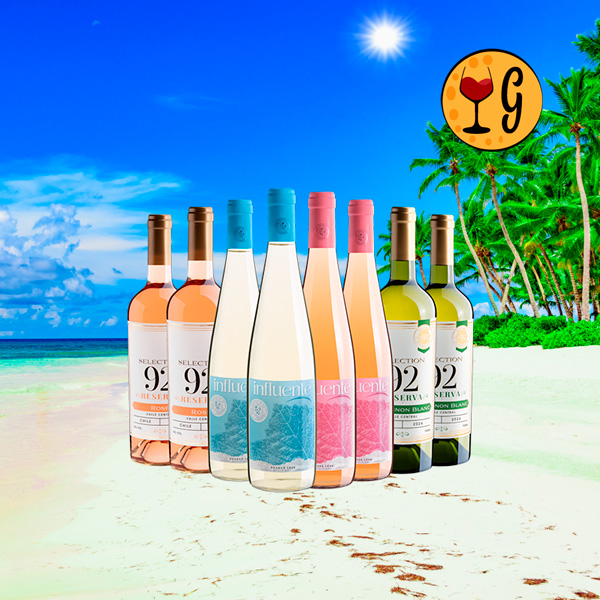 Kit Best Sellers Refrescantes – 4 Vinhos Brancos e 4 Vinhos Rosés - Oferta
