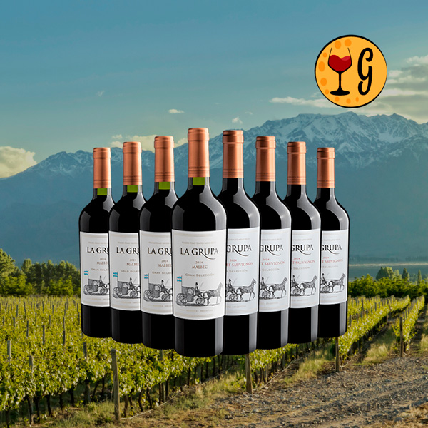 Kit La Grupa 4 Malbec e 4 Cabernet Sauvignon Imperdíveis - Oferta