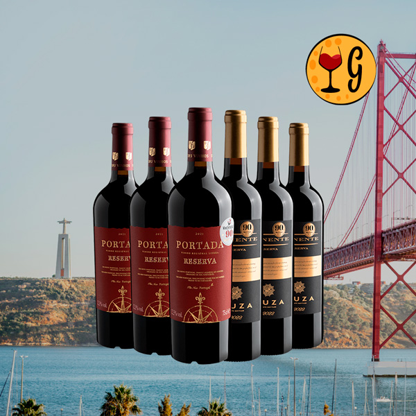 Kit Reservas Portuguesas de Excelência – 3 Portada Reserva 2021 + 3 Fiuza Eminente 2022 - Oferta