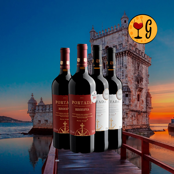 Kit Tesouros Lusitanos – 4 Vinhos de Lisboa por R$ 54,90 cada - Oferta
