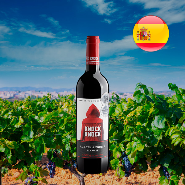 Knock Knock Caperucita Tinta Red Blend Tempranillo-Syrah - Oferta