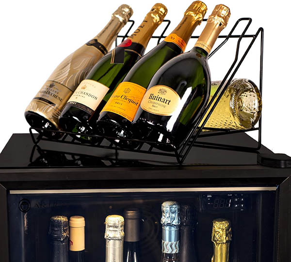 ‎Adega Climatizada e Refrigerador 2 em 1 20 Garrafas De Vinho e 100 Latas 220V 4