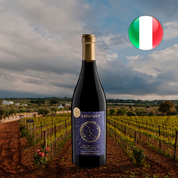 Menzatia Primitivo Negroamaro Salento IGT 2024 - Oferta