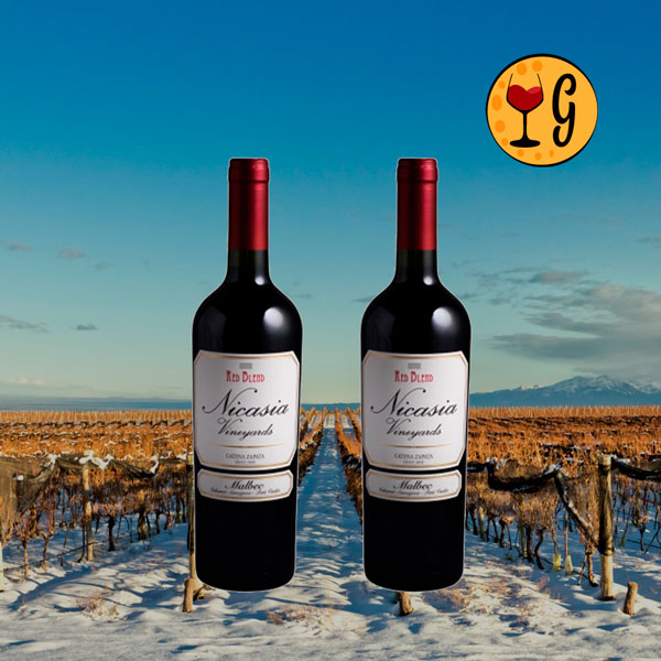 Kit 2 Garrafas Nicasia Vineyards Red Blend Malbec 2020 – Potência Andina em Dose Dupla por cerca de R$102 cada - Oferta