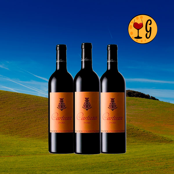Kit 3 Garrafas Cartuxa Évora Tinto Colheita – Tradição & Elegância Alentejana em Três Garrafas - Oferta