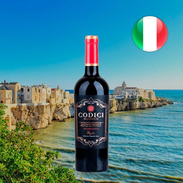 Codici Masserie Primitivo Puglia 2023 - Oferta