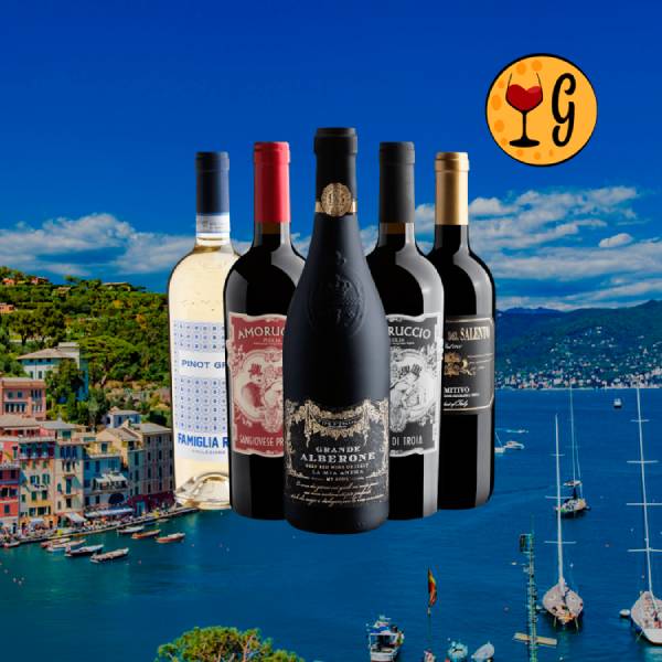 Kit 5 Italianos 93+ Pontos - Oferta