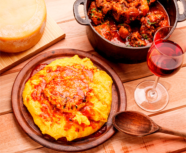 Polenta, a delícia italiana e os vinhos
