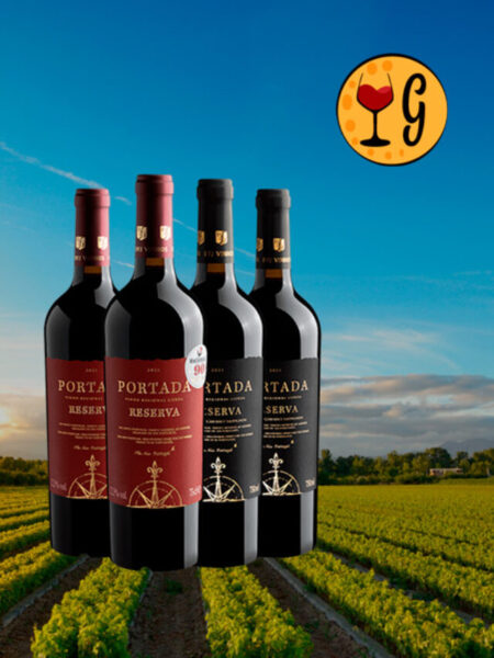 Kit de Vinhos Portadas Reservas Tintos - Experiência Completa de Portugal no Seu Copo - Oferta