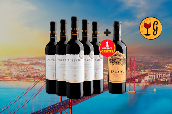 Kit 5 Portada Winemaker’s Selection 2021 + 1 Escada Touriga Nacional 2023 Grátis – Sucesso Consagrado & Nova Estrela de Lisboa por R$59,90 cada - Thumbnail